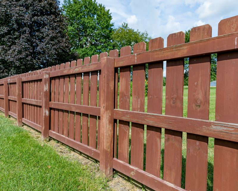 Traditional Wooden Fence