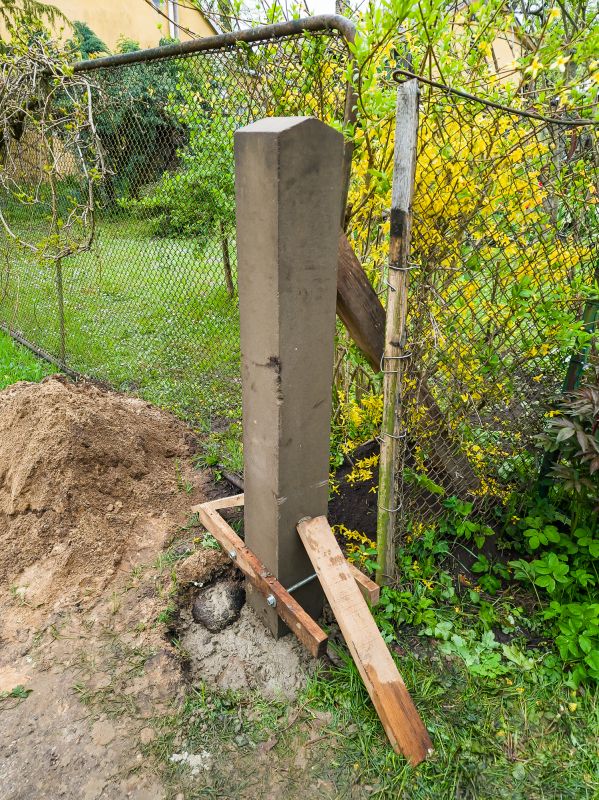 Durable Fence Post Installation